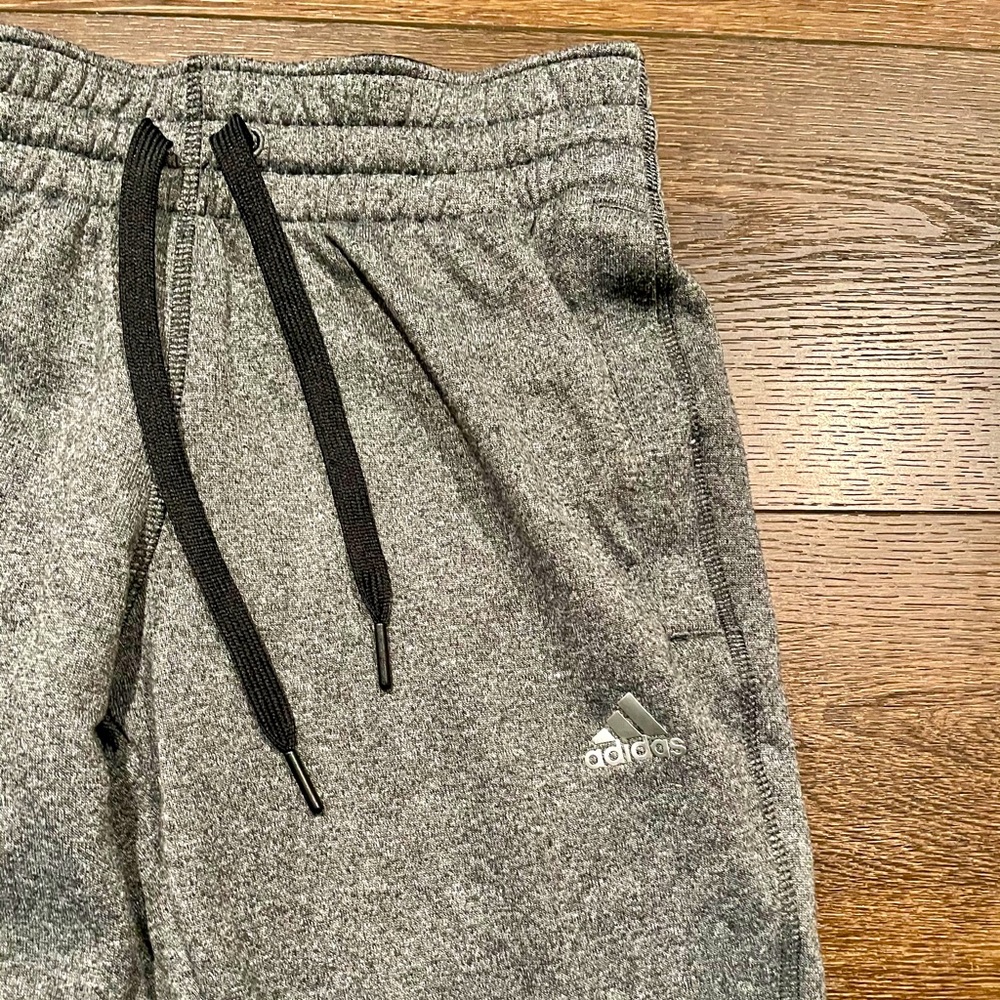Adidas elastic bottom sweats